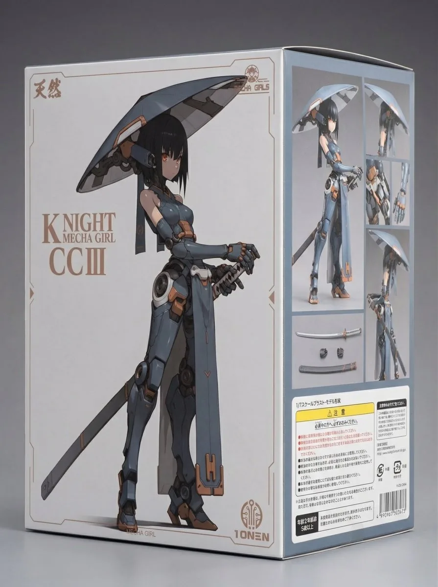 Mecha Girl figure concept generated by Nano Banana Pro reference