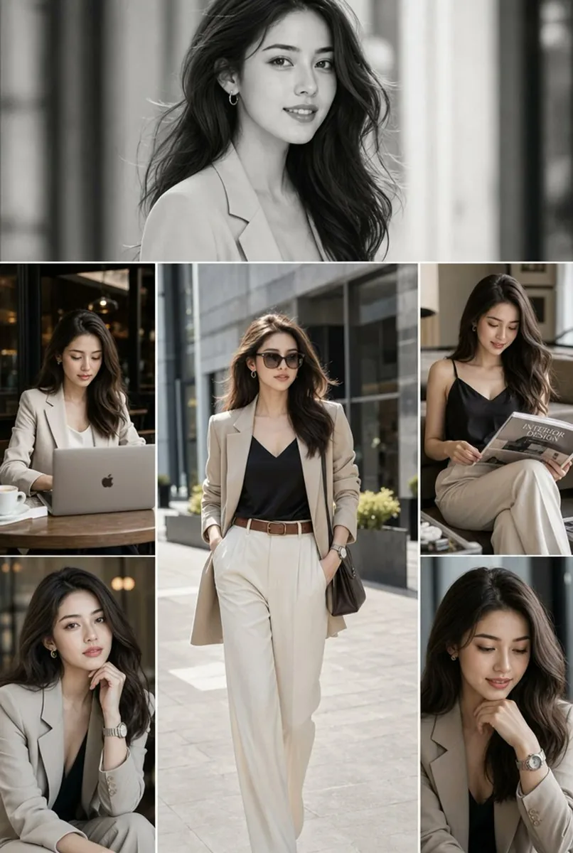 Luxury Fashion Editorial Collage reference