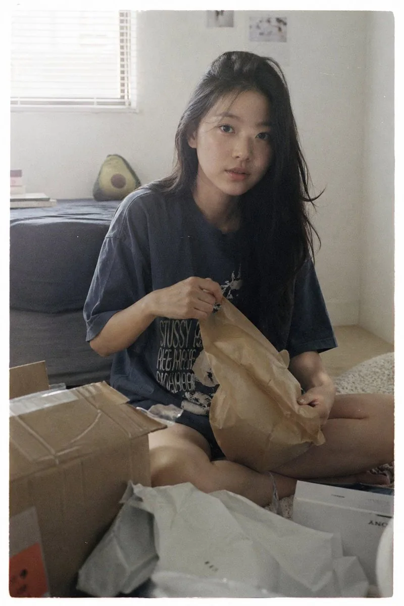 Japanese Film Aesthetic Unboxing Scene reference