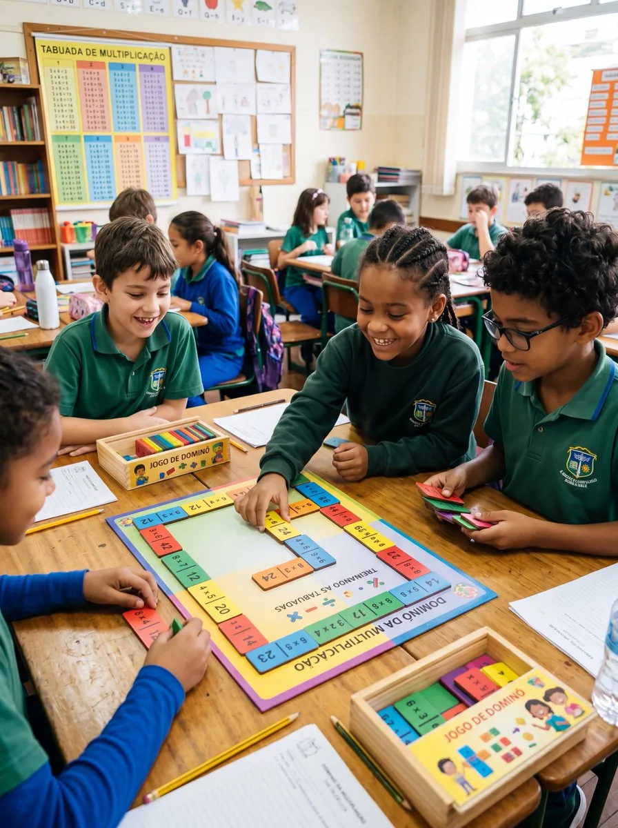 Multiplication Domino Classroom Activity reference