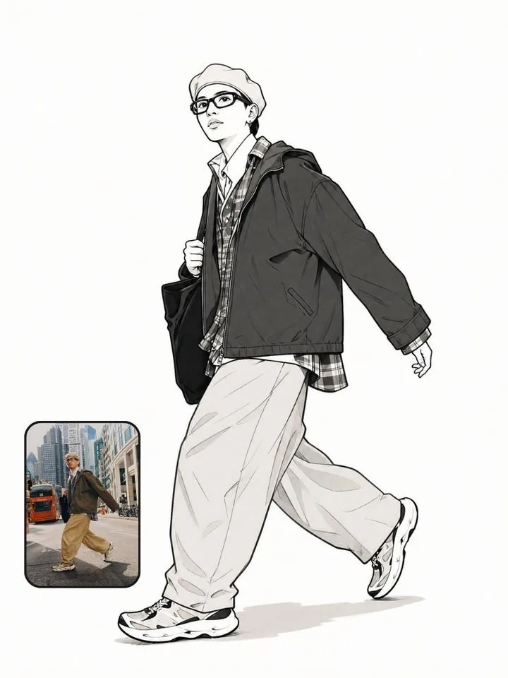 Photo to Manga Art Transformation reference