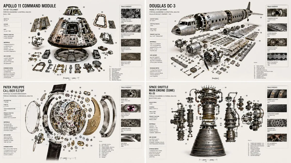 Forensic Luxury Disassembly Poster reference