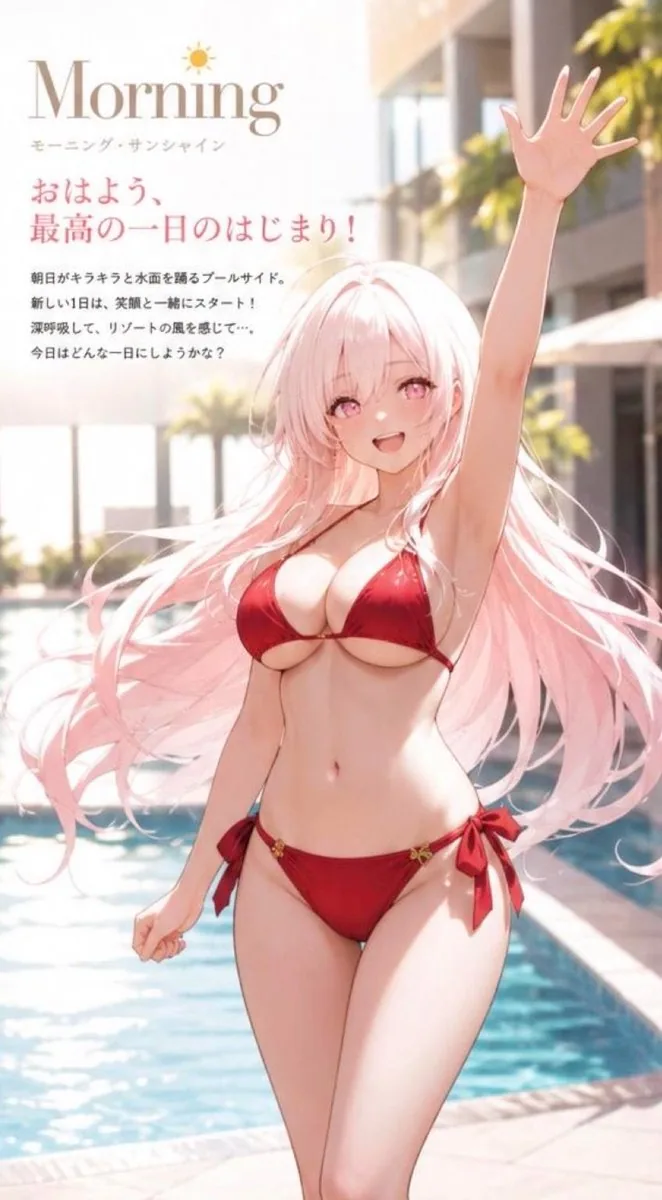 Poolside Swimsuit Story Photobook reference