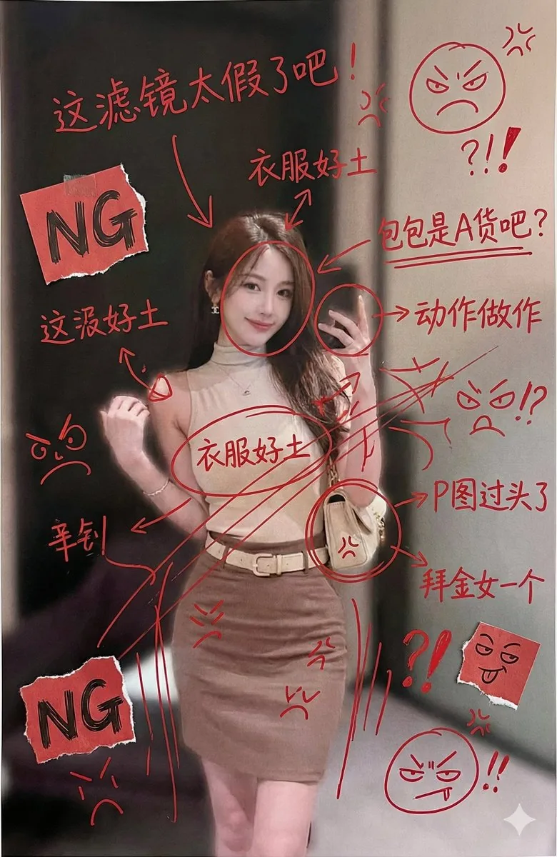 Image Generation with Handwritten Chinese Annotations and Trolling reference