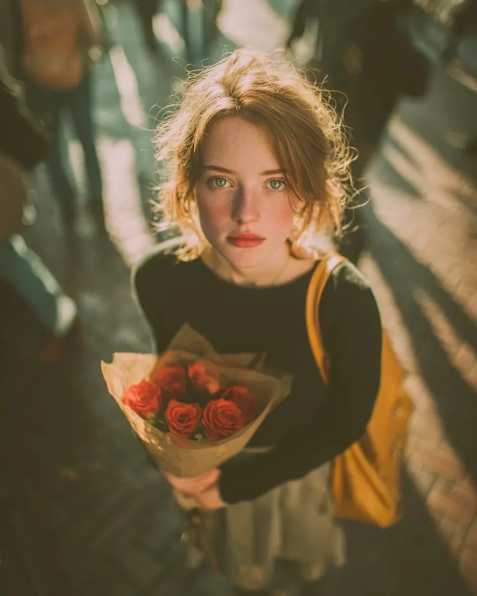Vintage Film Grain Portrait reference