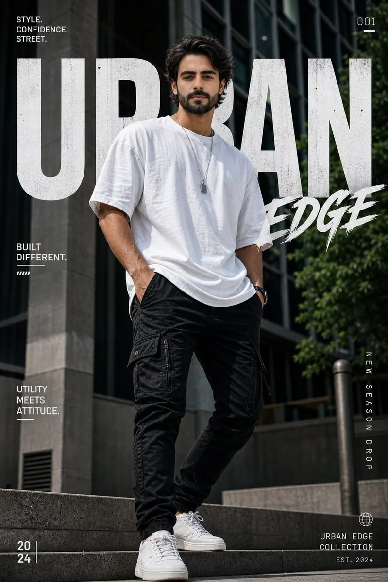 Urban Fashion Graphic Poster reference