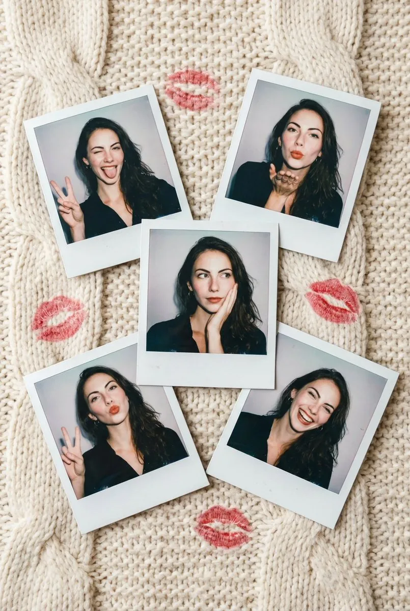 Vintage Polaroid Photo Collection Prompt - Nano Banana Pro AI Prompt for Social Media Post reference