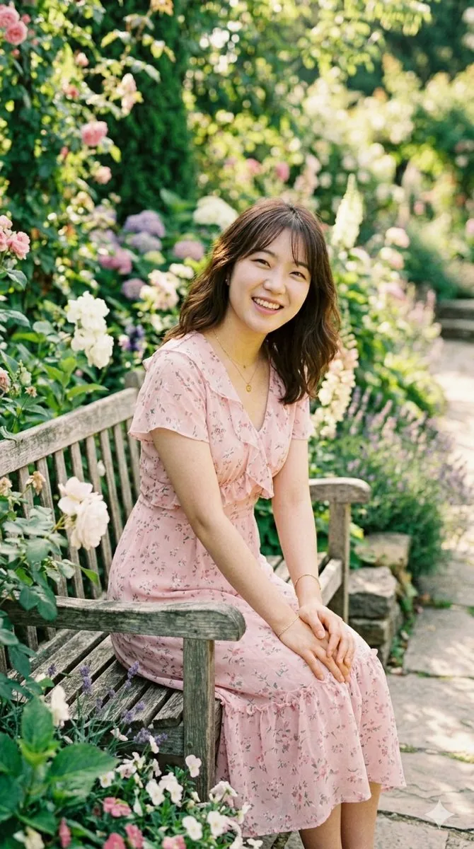 Sunlit Garden Portrait reference