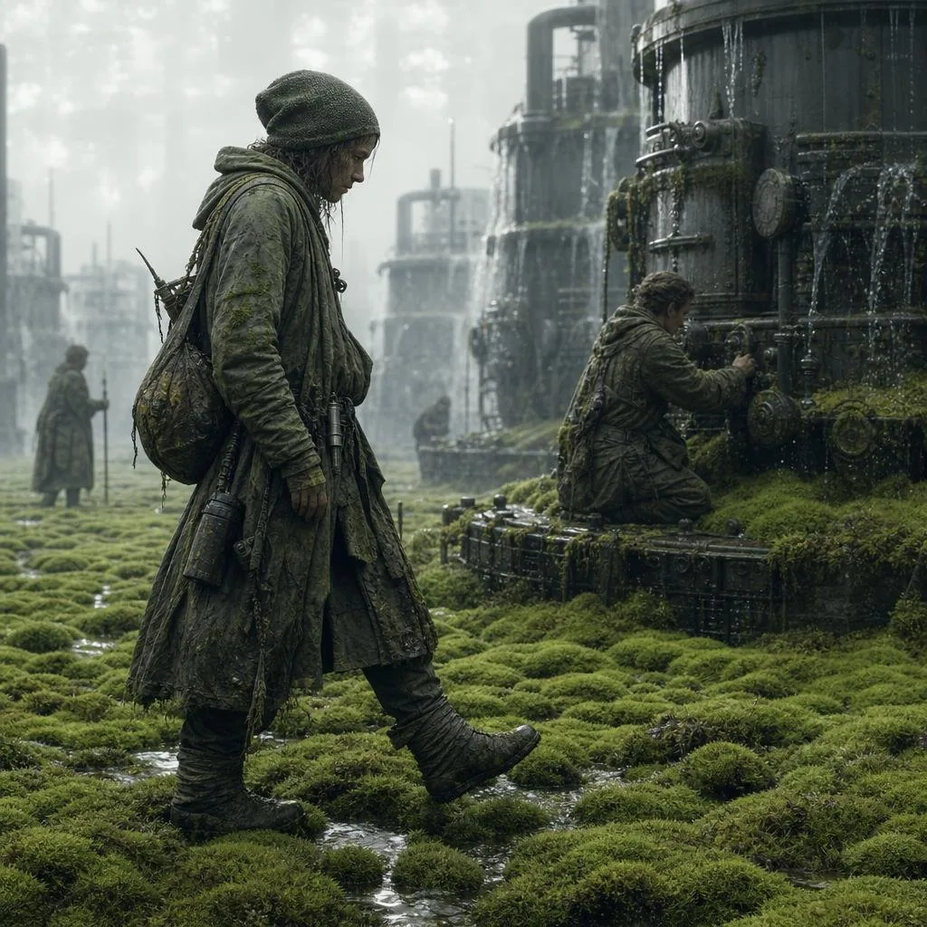 Moss-Covered Industrial Survivors reference