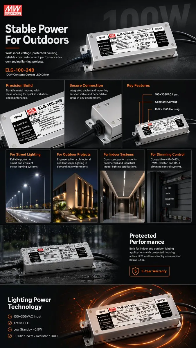 E-commerce LED Driver Infographic reference