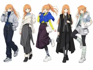 Anime Winter Fashion Lineup