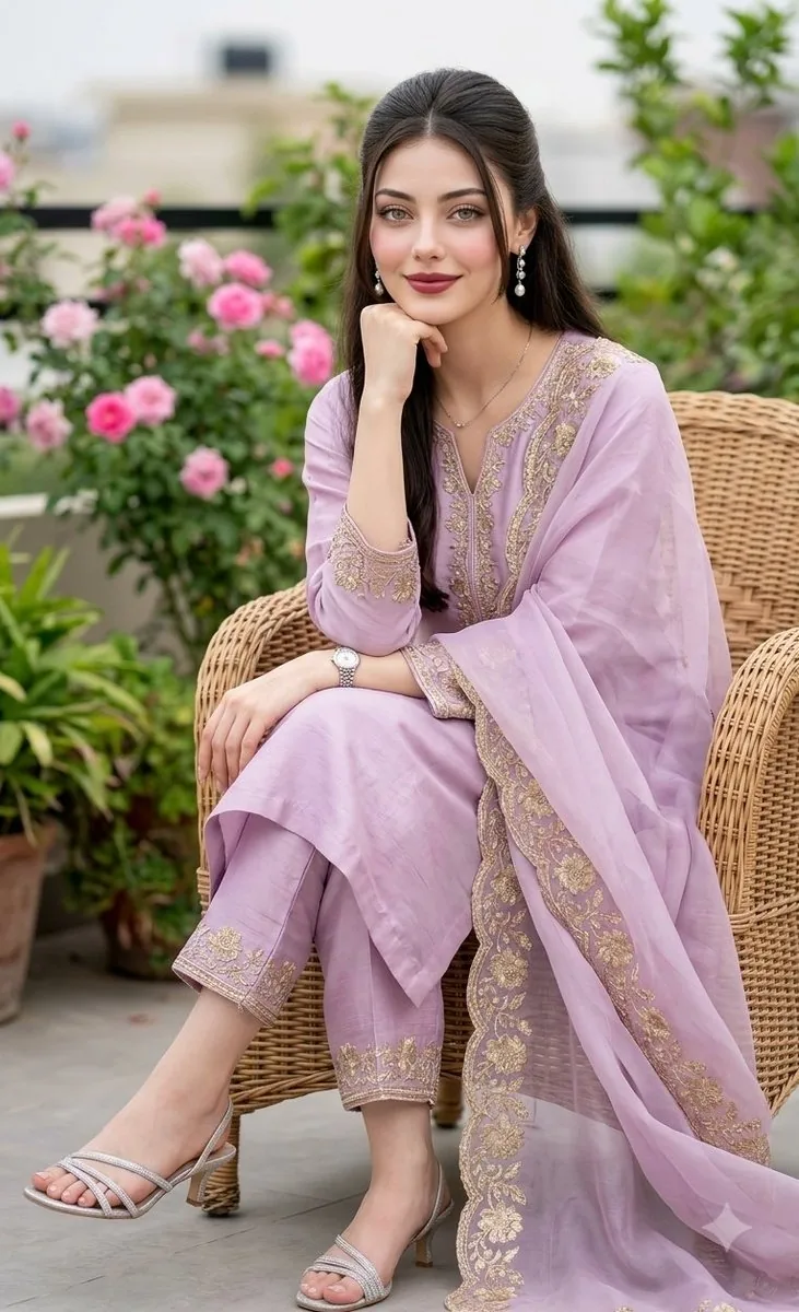 South Asian Fashion Portrait - Nano Banana Pro AI Prompt for Social Media Post reference