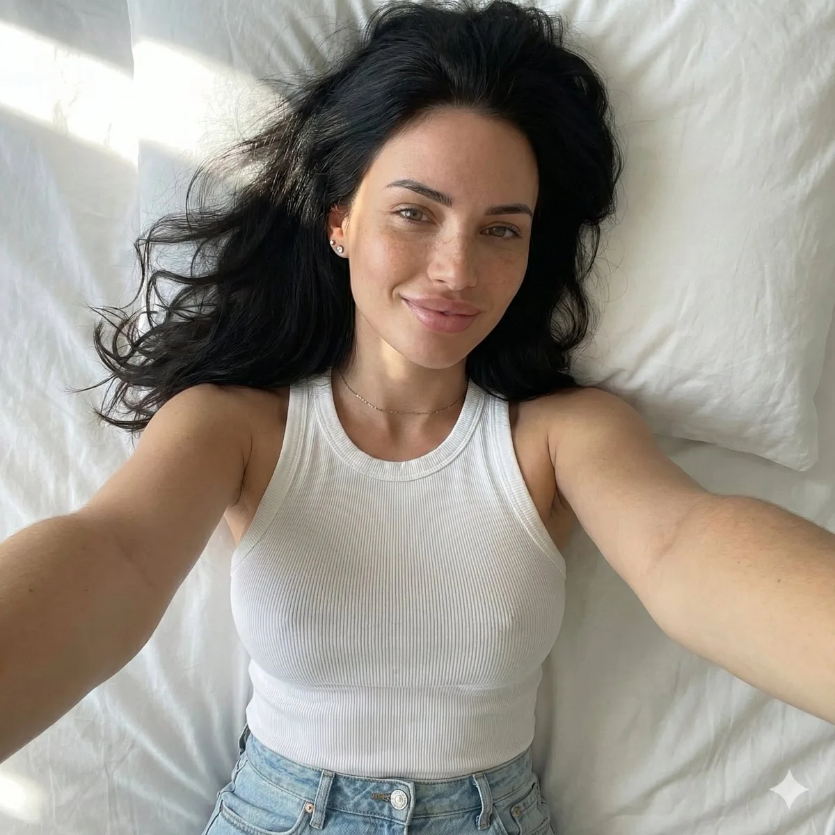 JSON selfie-on-bed prompt for Nano Banana Pro - Nano Banana Pro AI Prompt for Profile / Avatar reference