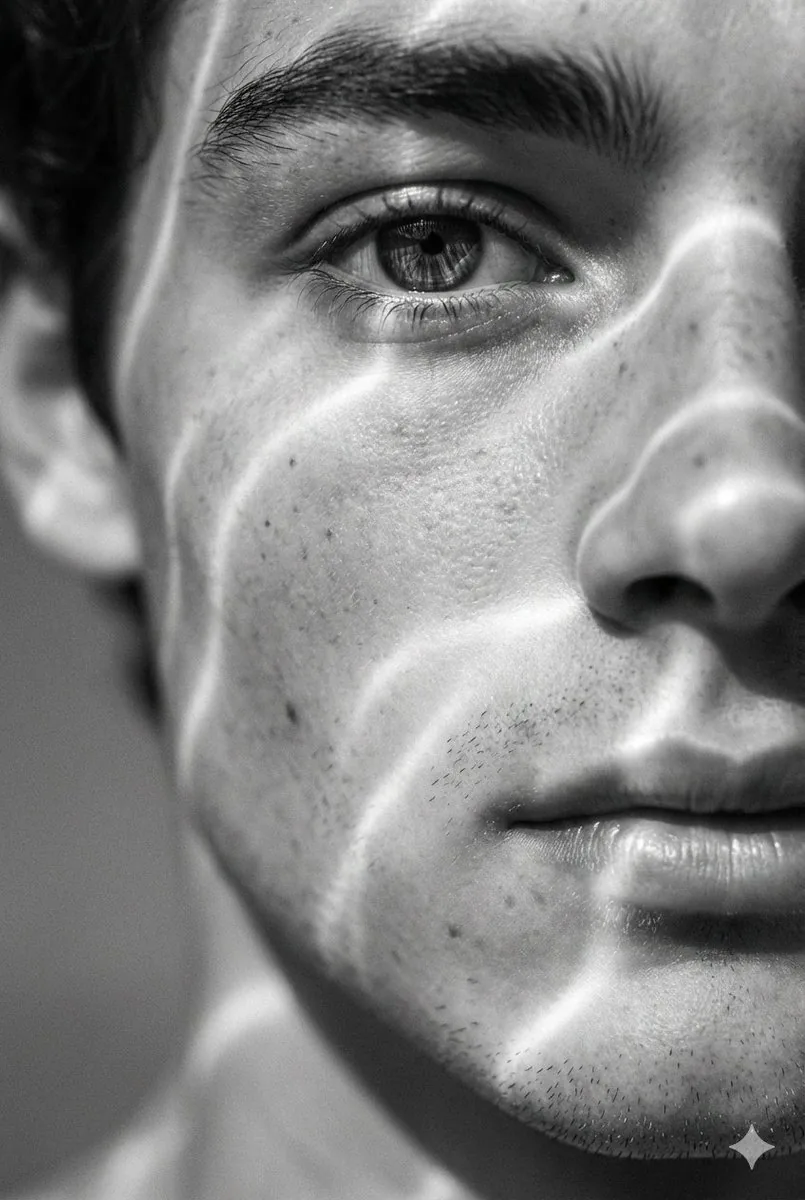 Monochrome Macro Luminous Portrait reference