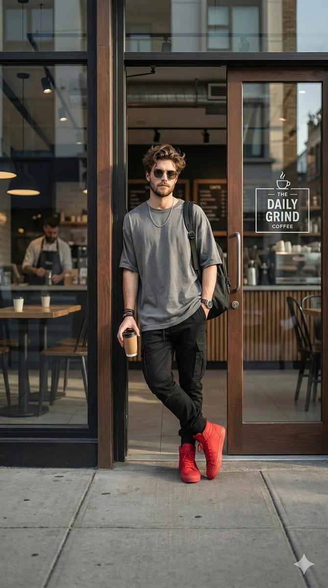 Hyper-realistic Urban Streetwear Portrait reference