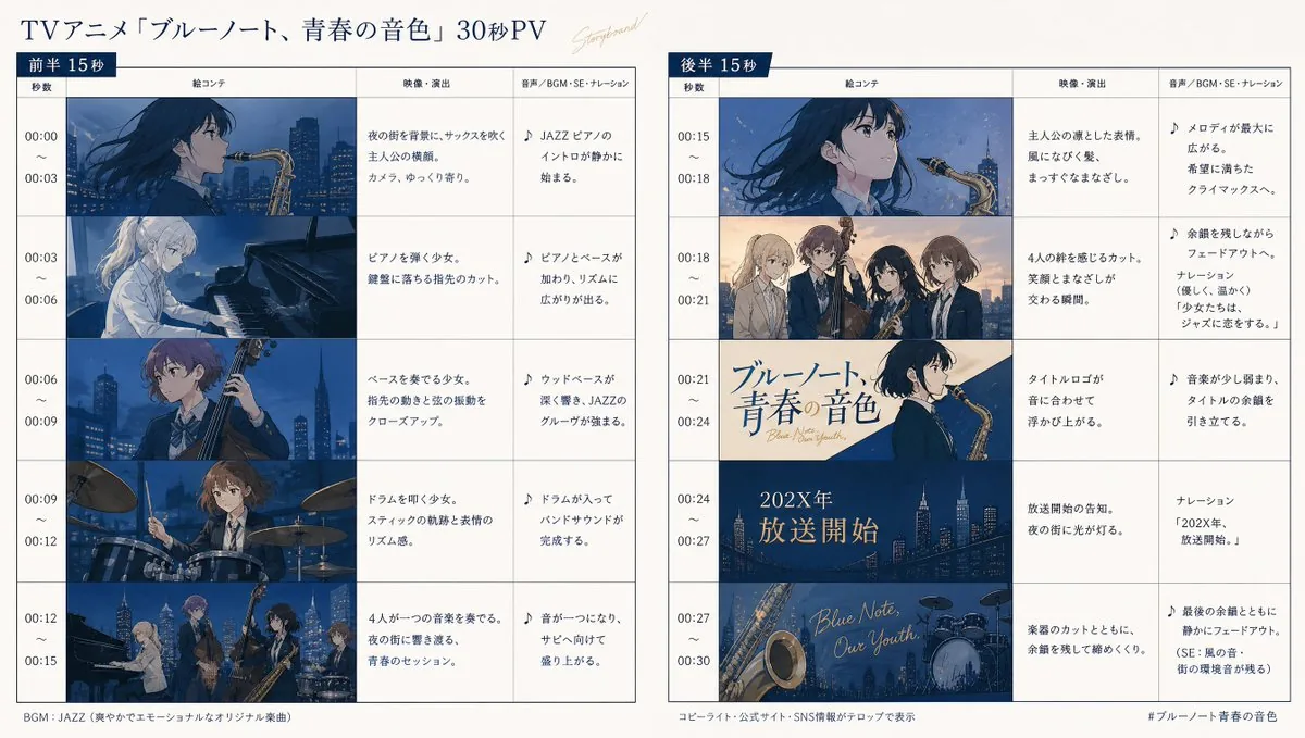 Anime Storyboard Generation reference