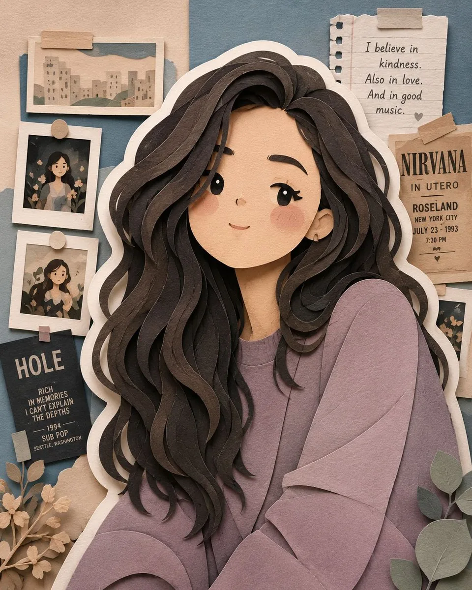 Handcrafted Layered Papercraft Artwork reference