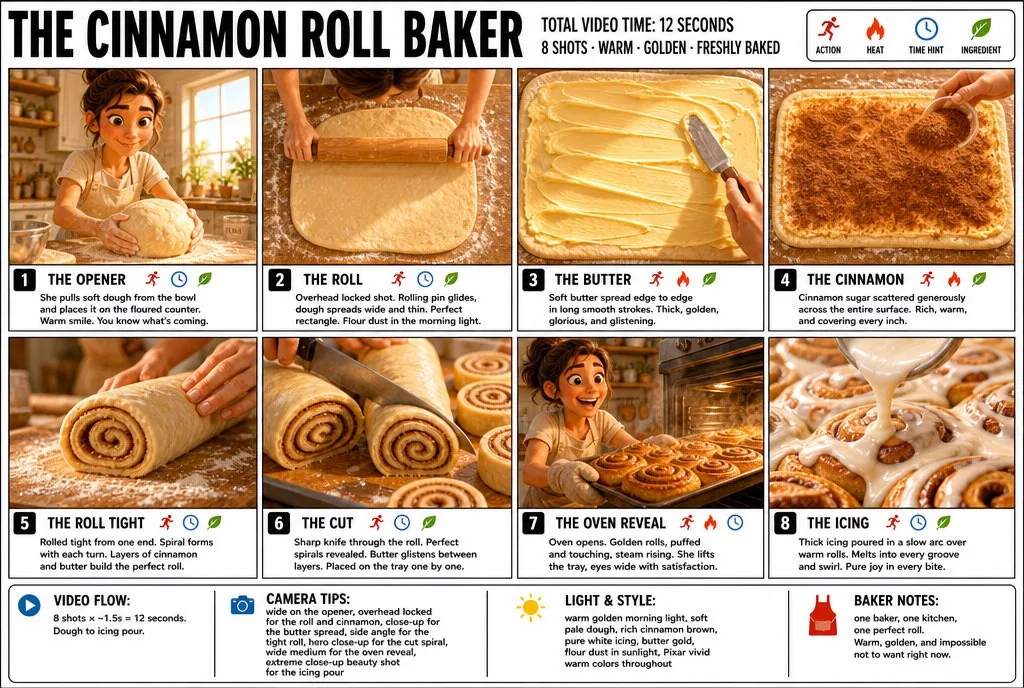 3D Pixar Style Bakery Infographic reference
