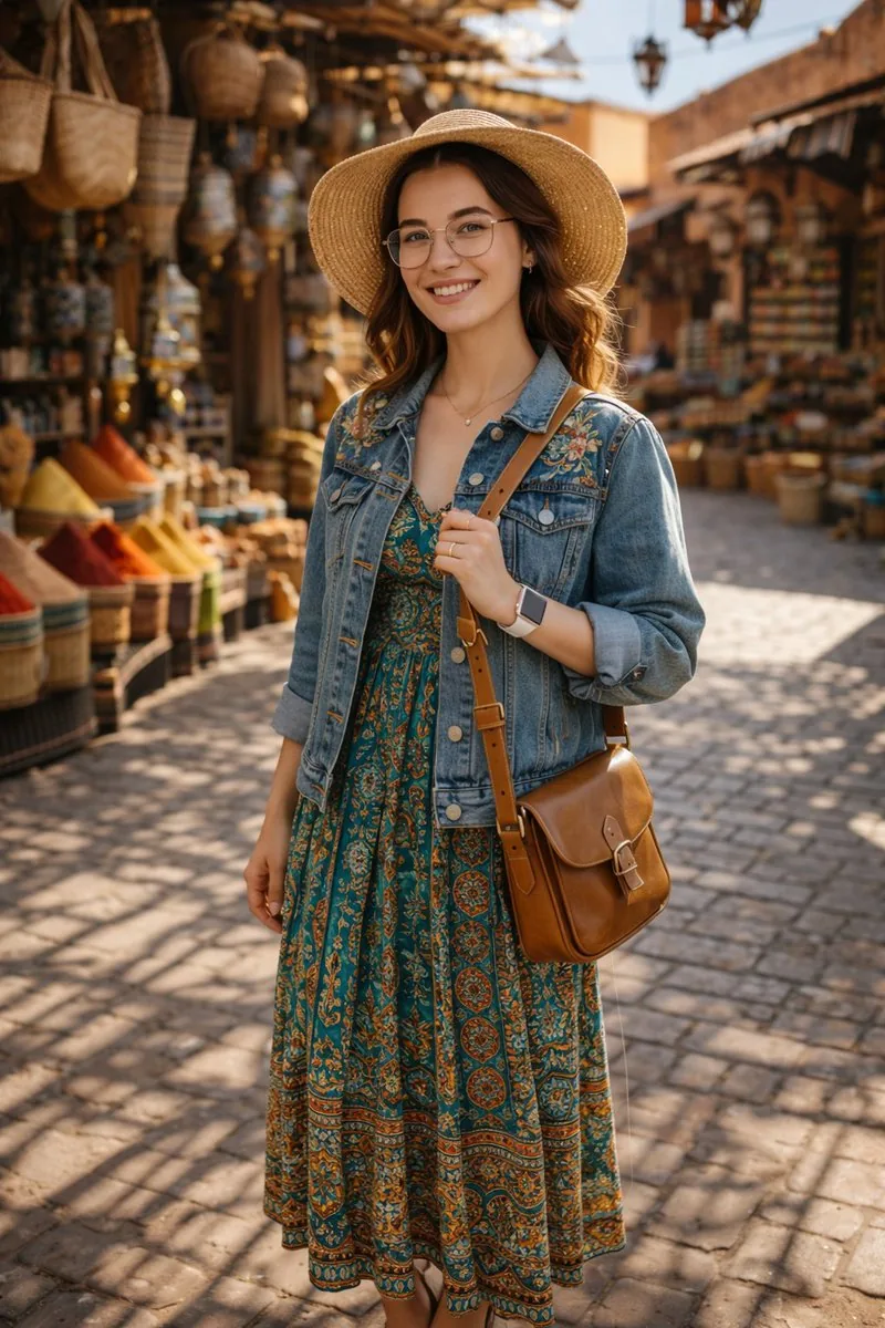 High-Fidelity Moroccan Souk Portrait - Nano Banana Pro AI Prompt for Social Media Post reference