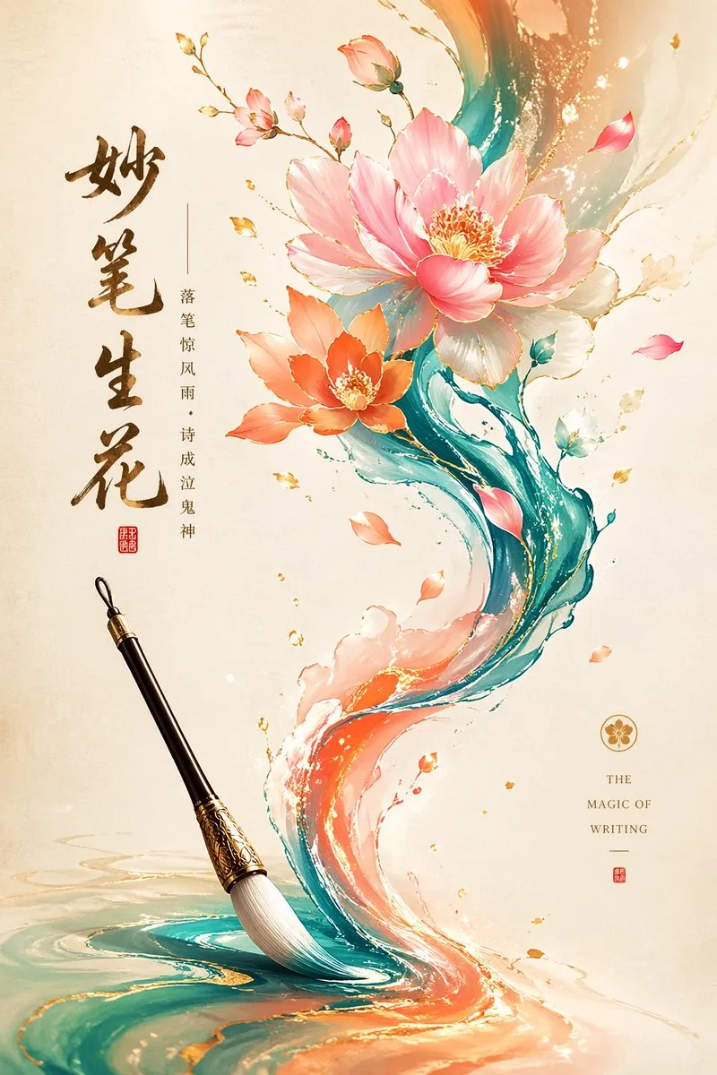 Minimalist Oriental Commercial Illustration reference