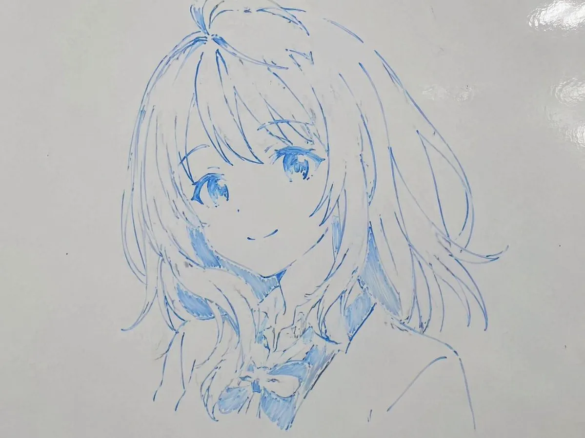 Whiteboard Marker Anime Sketch reference