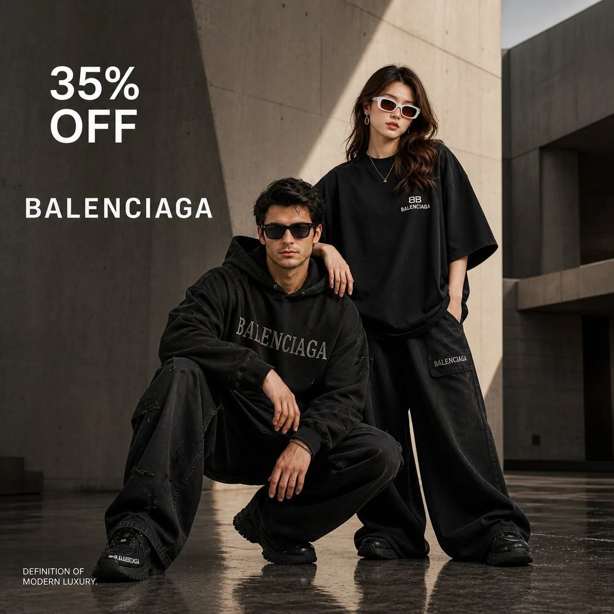 Luxury High-Fashion Brand Advertisement reference