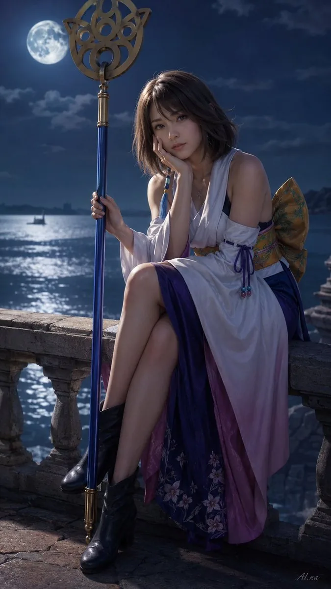 Moonlit Fantasy Summoner Cosplay reference
