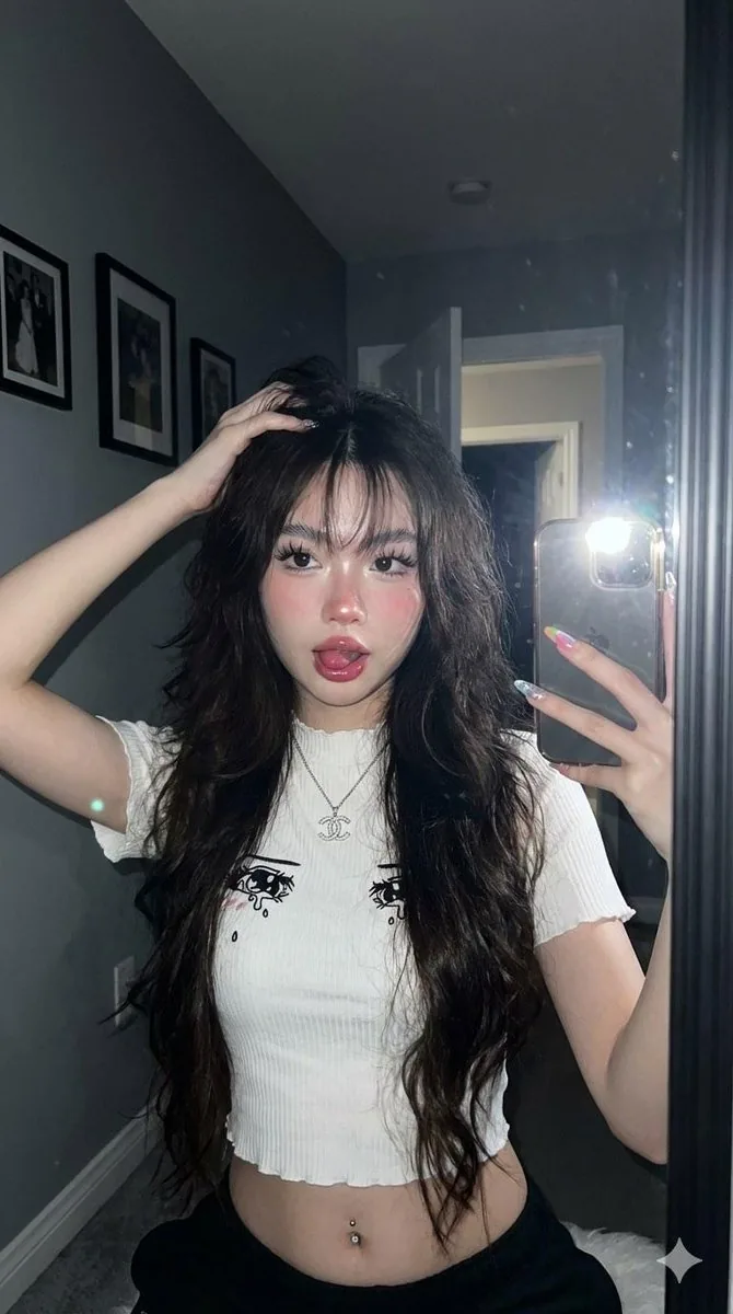 Realistic Asian Woman Selfie with Phone Flash (3 Variations) - Nano Banana Pro AI Prompt for Social Media Post reference