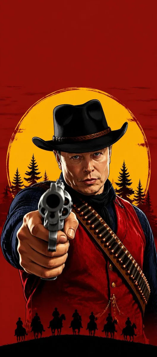 Western Outlaw Revolver Poster reference
