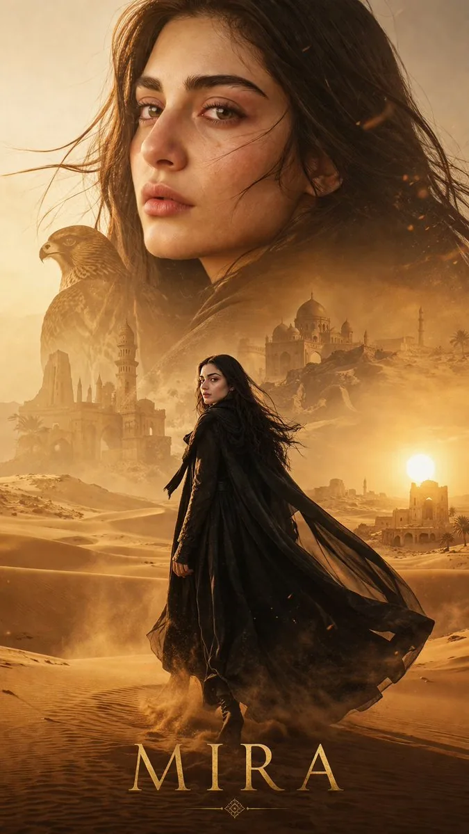 Desert Character Cinematic Poster reference