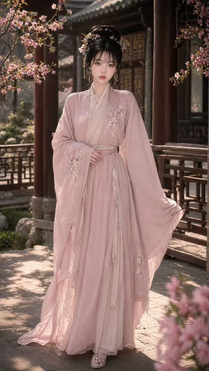 Song Dynasty Hanfu Portrait reference