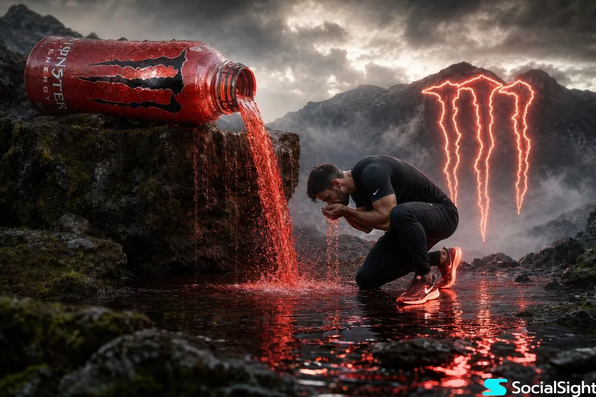 Cinematic Energy Drink Ad reference