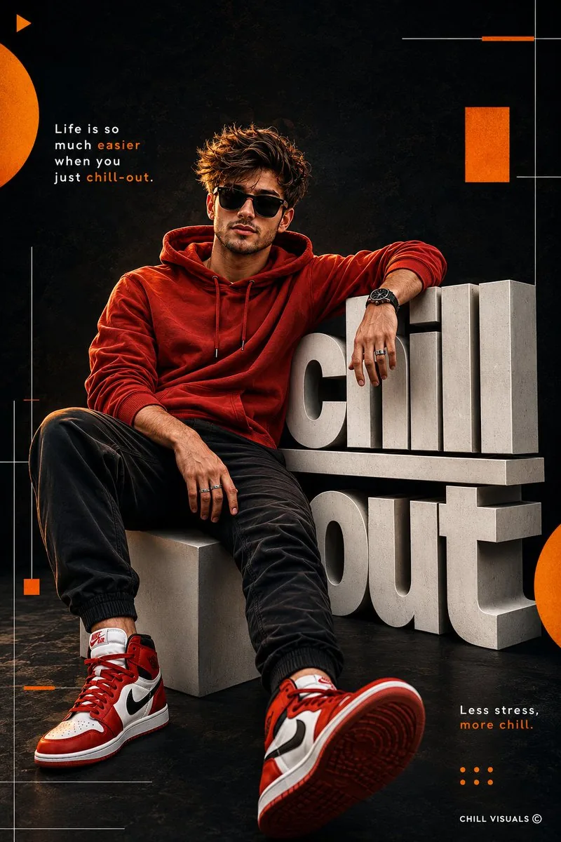 Urban Streetwear Fashion Poster reference