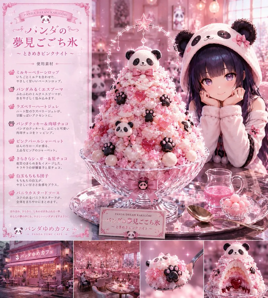 Fantasy Japanese Kakigori Design reference