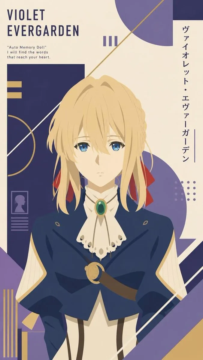 Constructivist Anime Poster Art reference