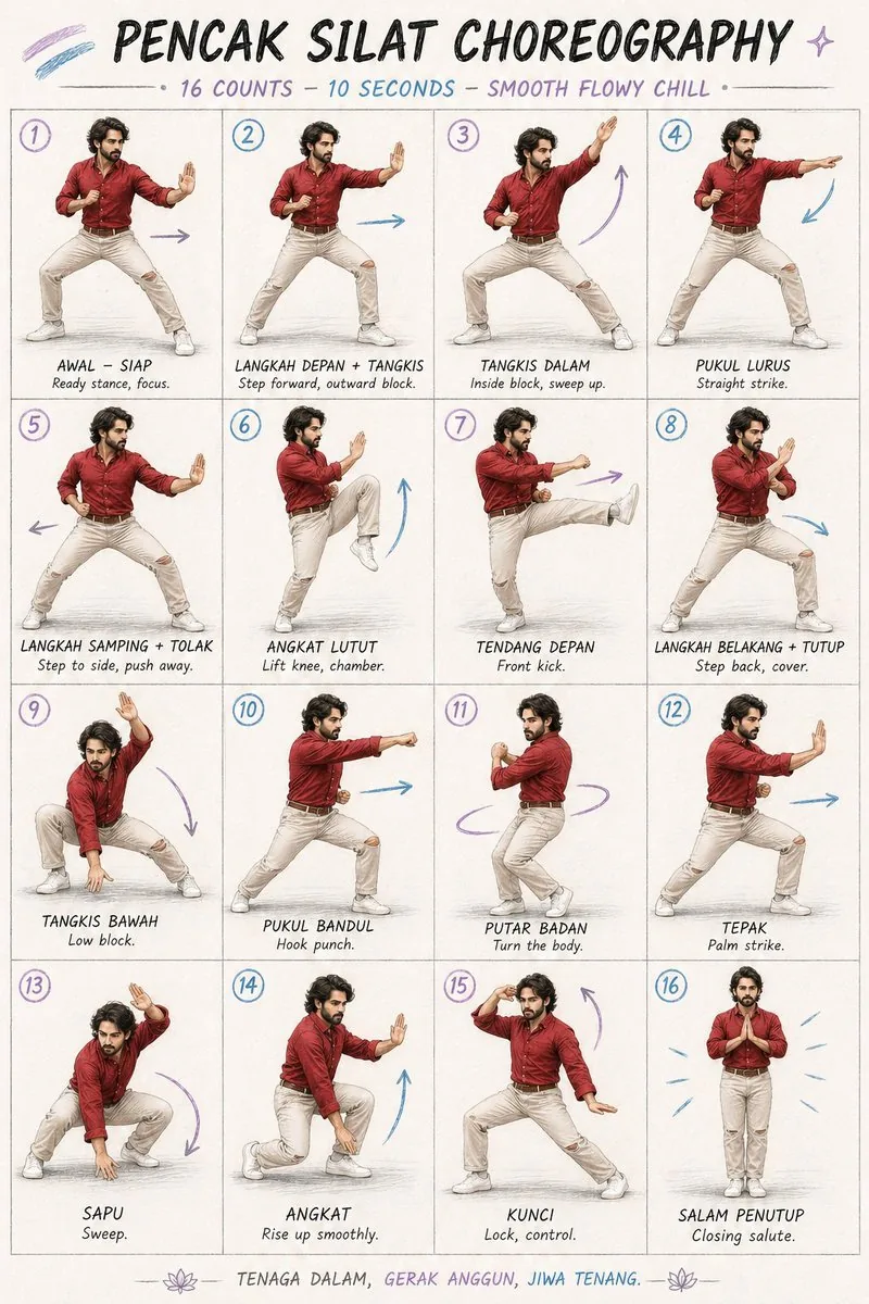 Martial Arts Choreography Poster reference