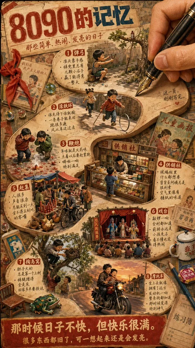 Nostalgic 80s 90s China Memory Poster reference
