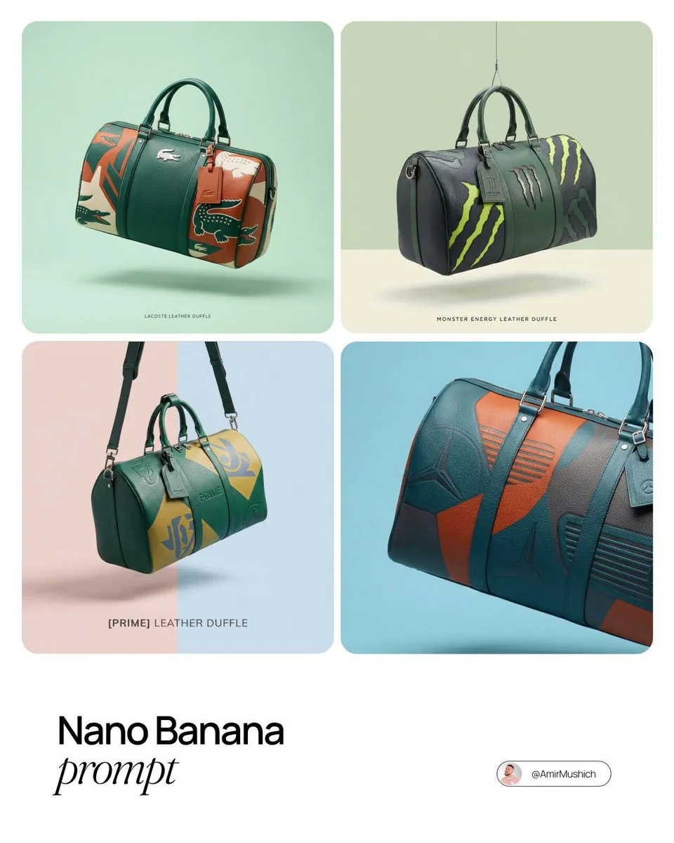 Brand-to-Duffle Design Conversion reference