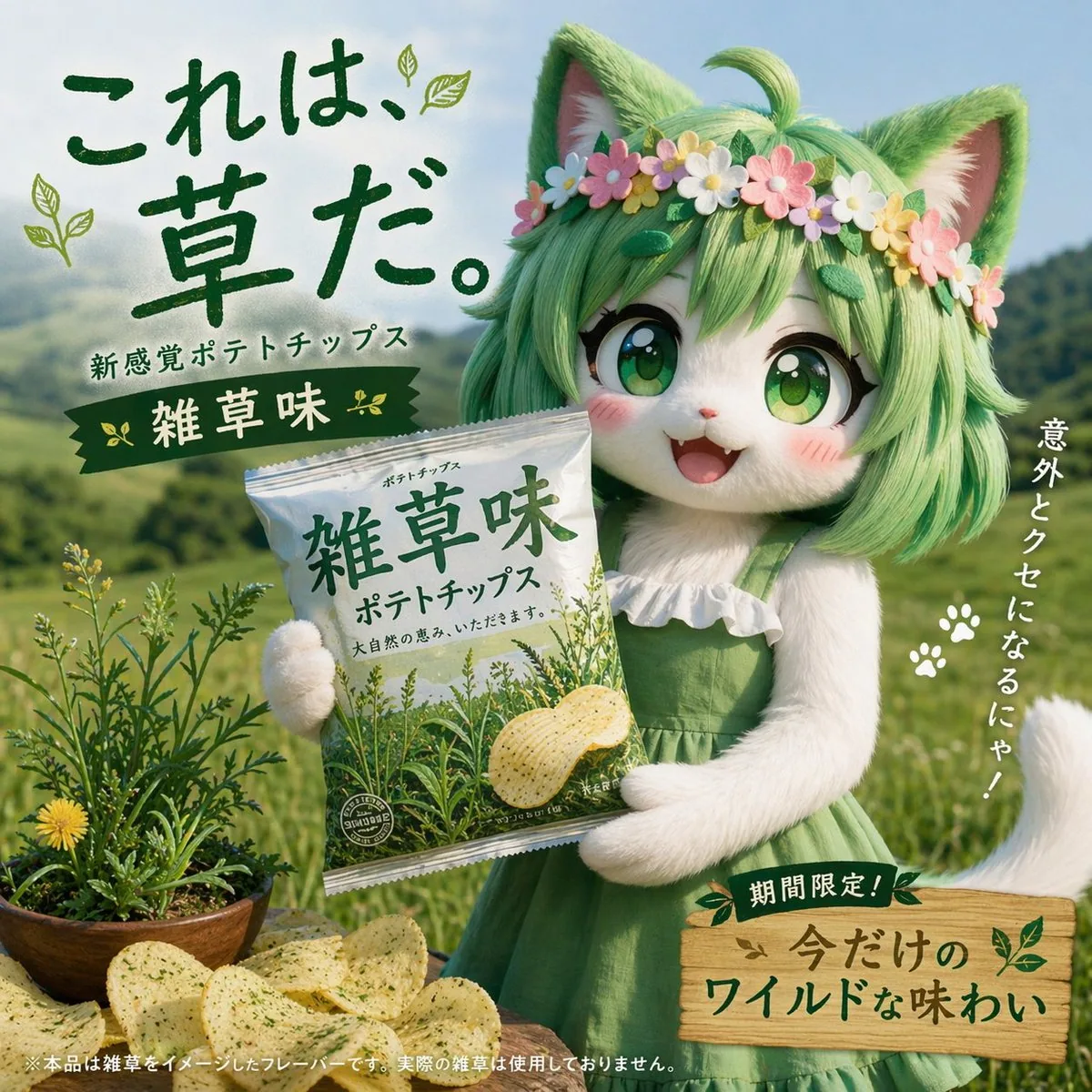 Japanese Potato Chip Advertisement reference