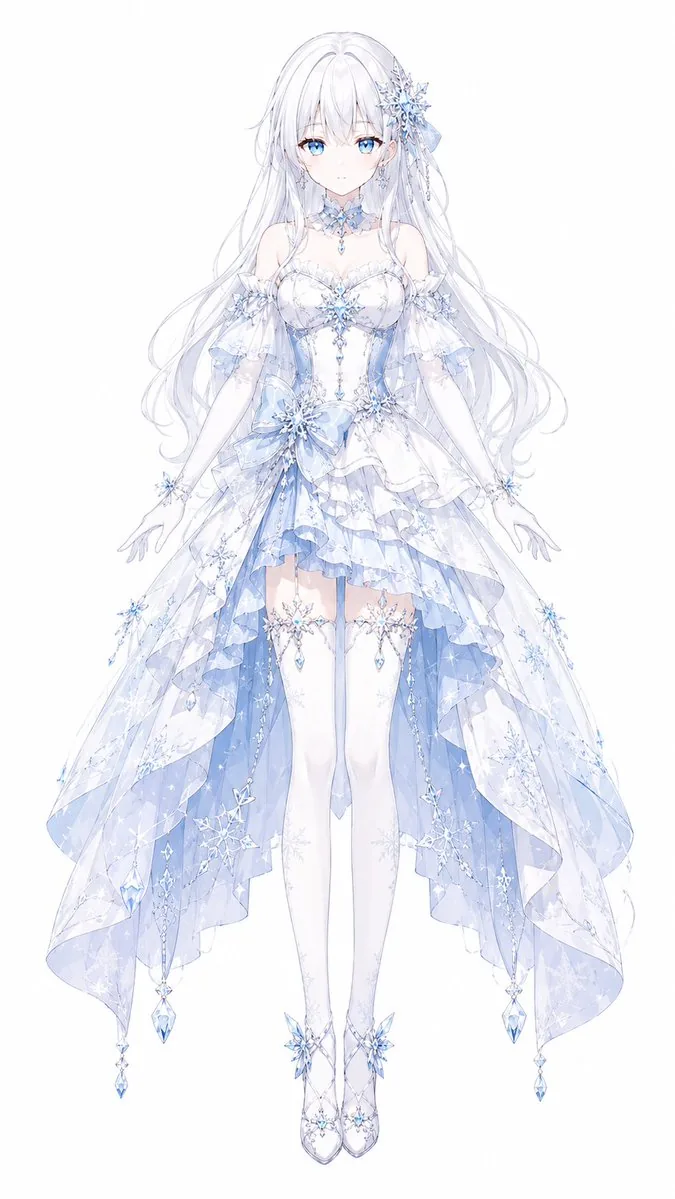 Ice Snow Magical Girl Design reference