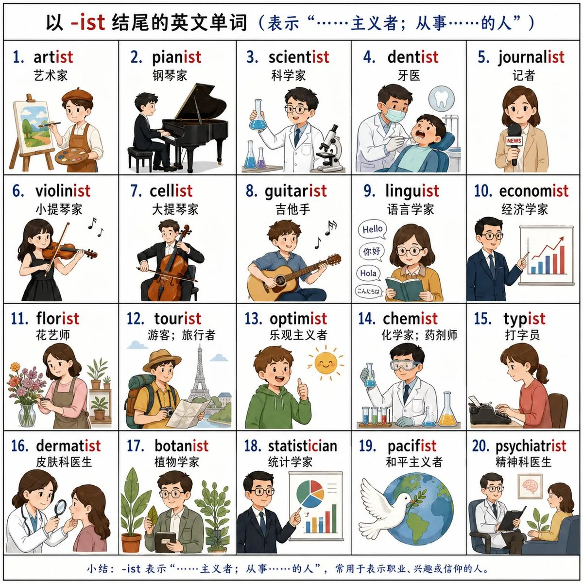 Vocabulary Learning Grid reference