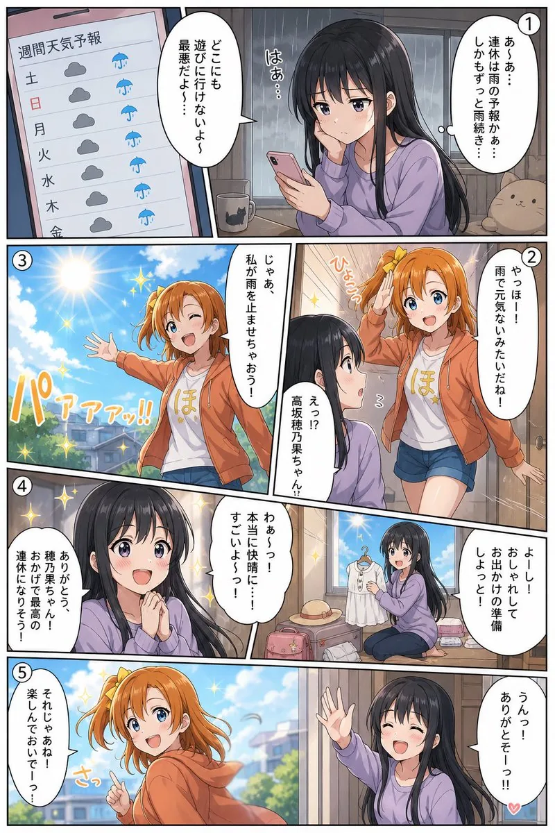 Sunny Friend Manga Page reference