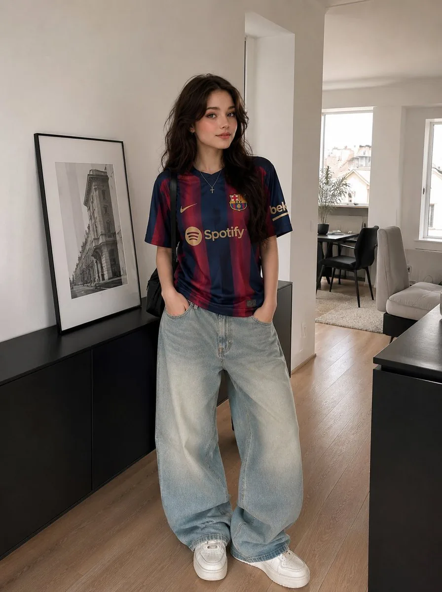 Korean Fashion Influencer Apartment Portrait reference