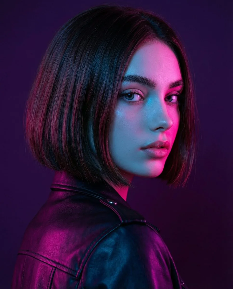 Neon Portrait Prompt reference
