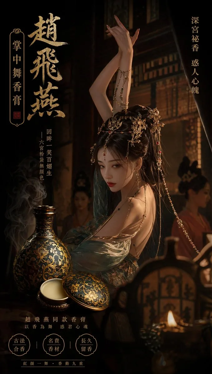 Ancient Chinese Palace Perfume Ad reference