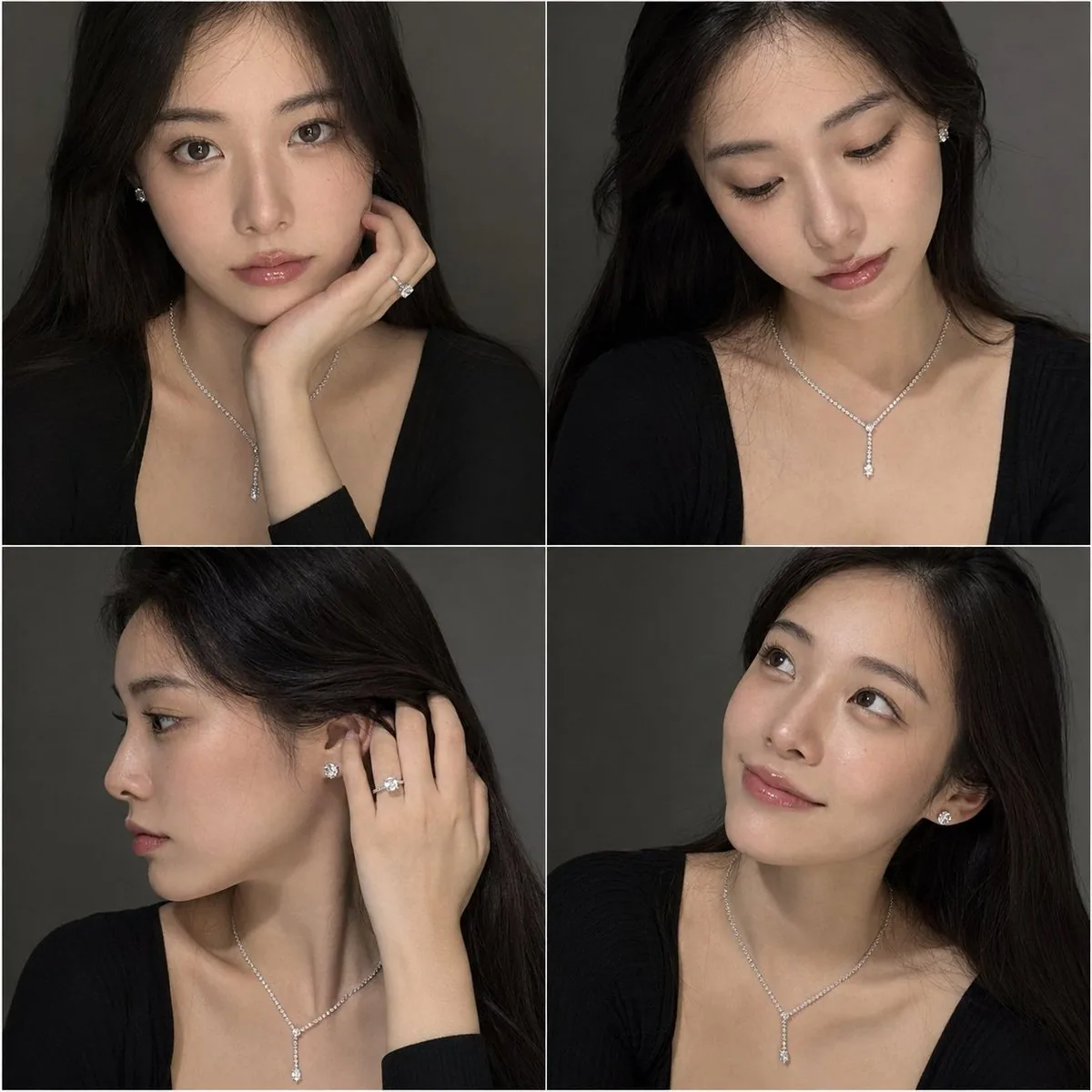 Luxury Jewelry Portrait Grid reference