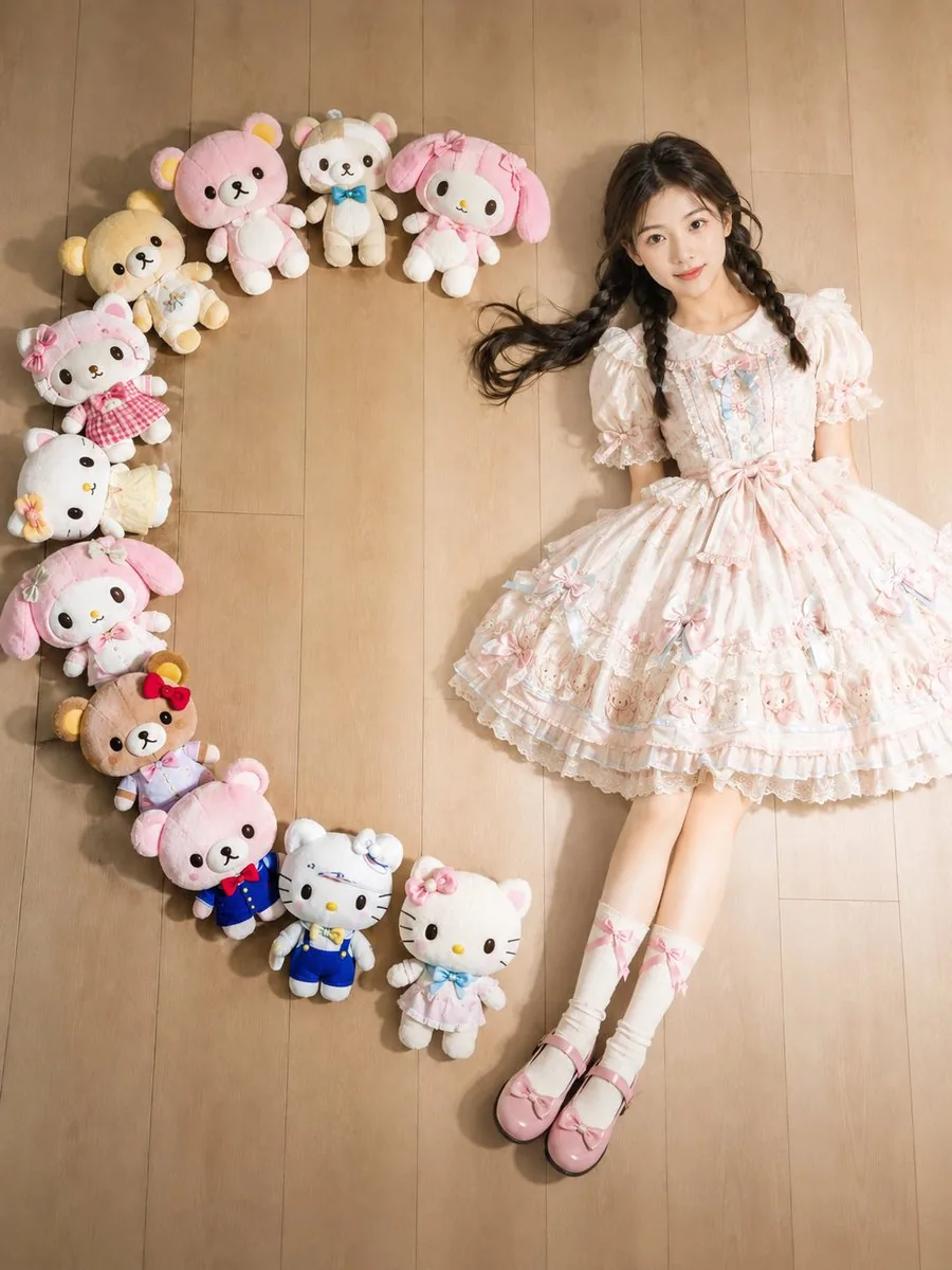 Kawaii Overhead Lolita Portrait reference