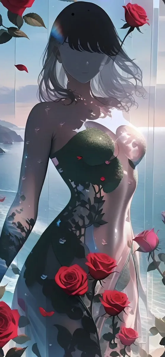 Rose Spirit Ocean Manhwa Portrait reference