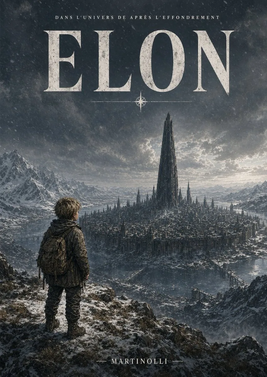 Epic French Dystopian Book Cover reference