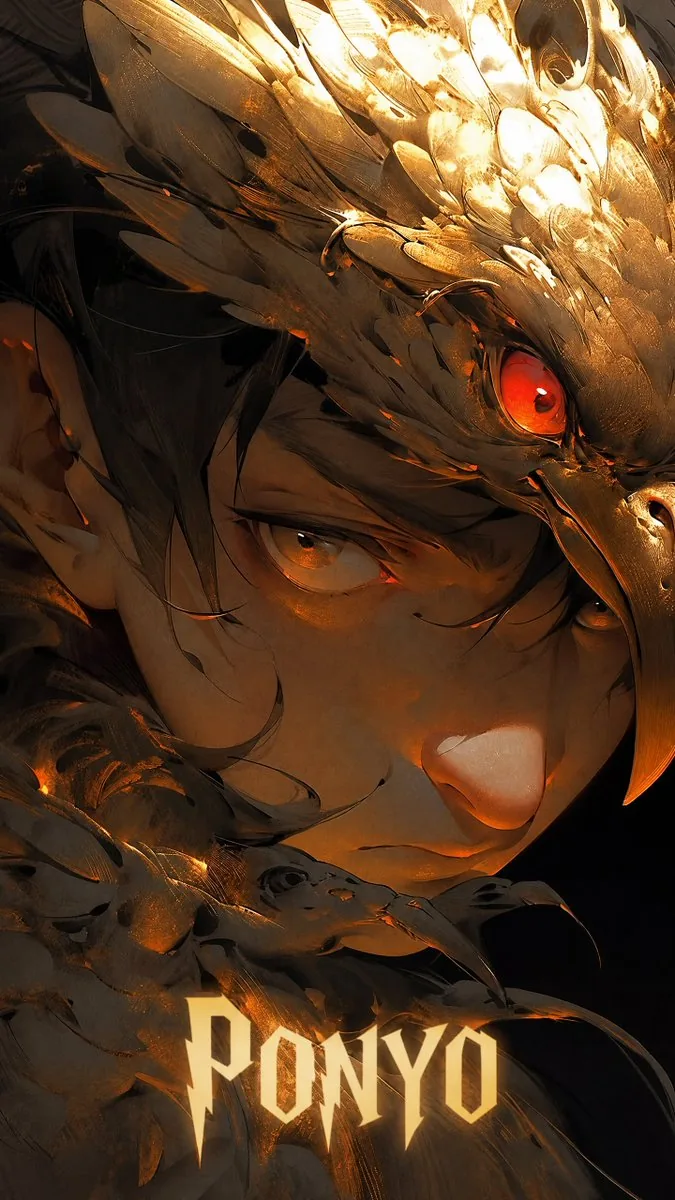 Dark Fantasy Ponyo Warrior Poster reference